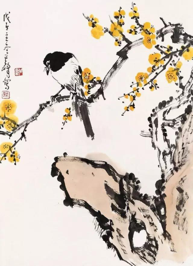 孙其峰喜鹊登梅