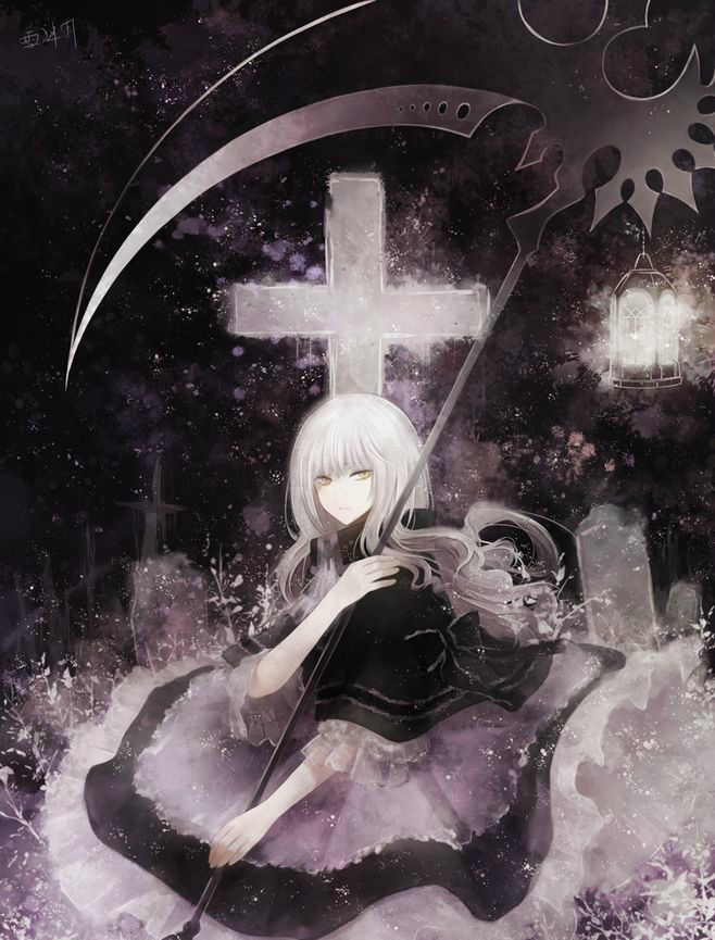 动漫二次元暗黑系美少女图片,明明抬头是氧气,我却孤独到窒息