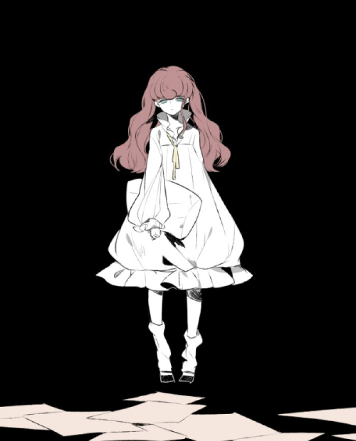 动漫二次元暗黑系美少女图片,温暖的阳光也温暖不冰封的心