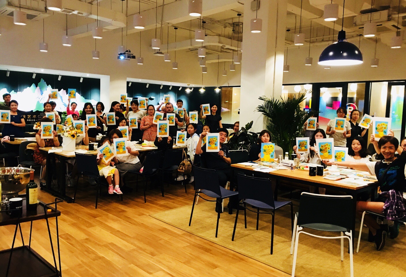 艺术,让生活更美好!wework北京坊～艺伙高级用户线下体验