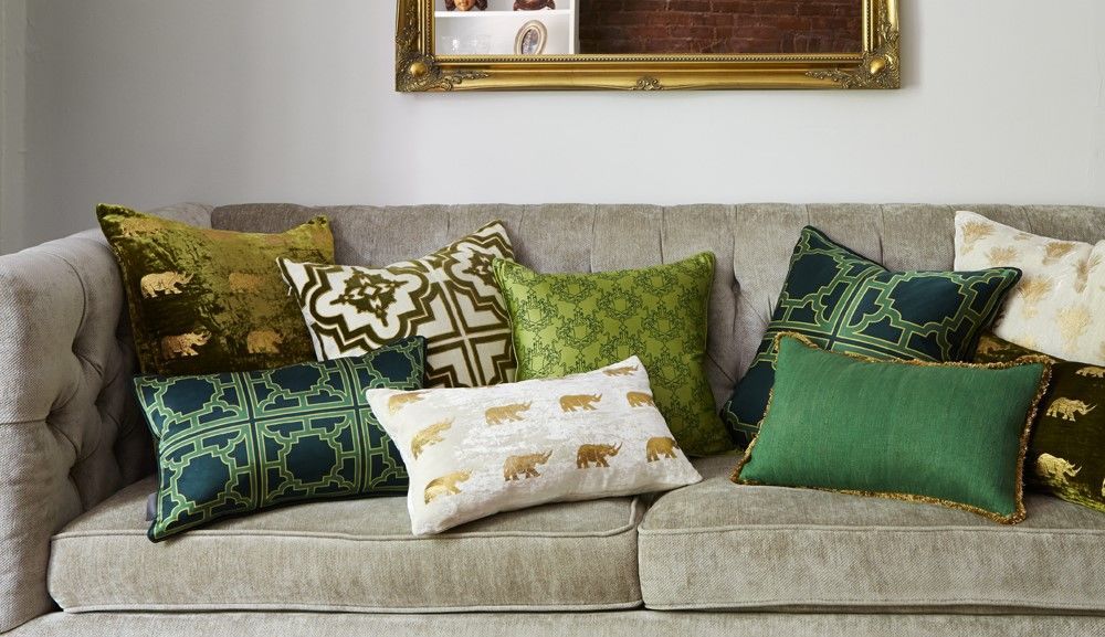 夏日家居中的一抹绿,复古又清新|扶手椅|家居|绿色_新浪新闻