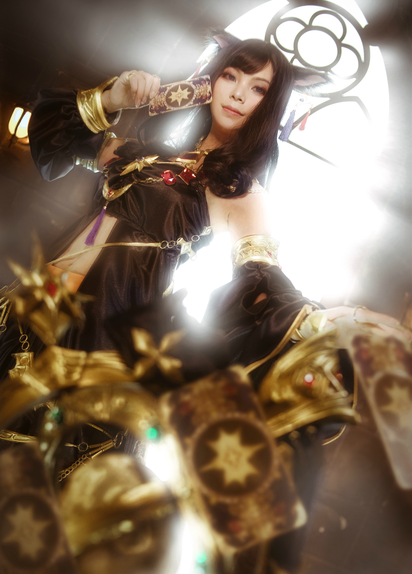 国人妹子cos的占星术士无论是场景还是摄影绝对是下心思的