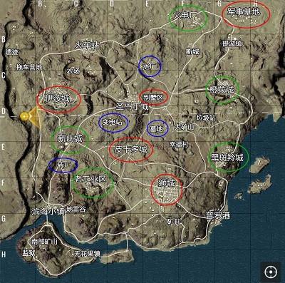 绝地求生全军出击沙漠地图落点打法更好的选择更好的结局