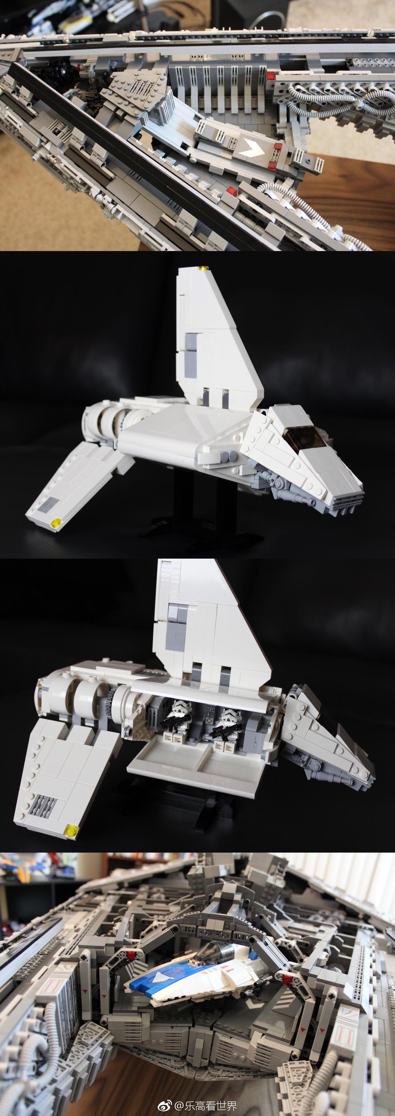 乐高星战系列中帝国歼星舰imperialstardestroyer是最受欢迎的