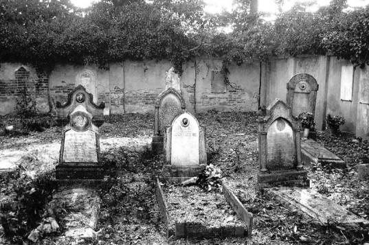 驱魔人在多方了解之后,找到了坐落于郊外已经荒废已久墓园,首位房主西