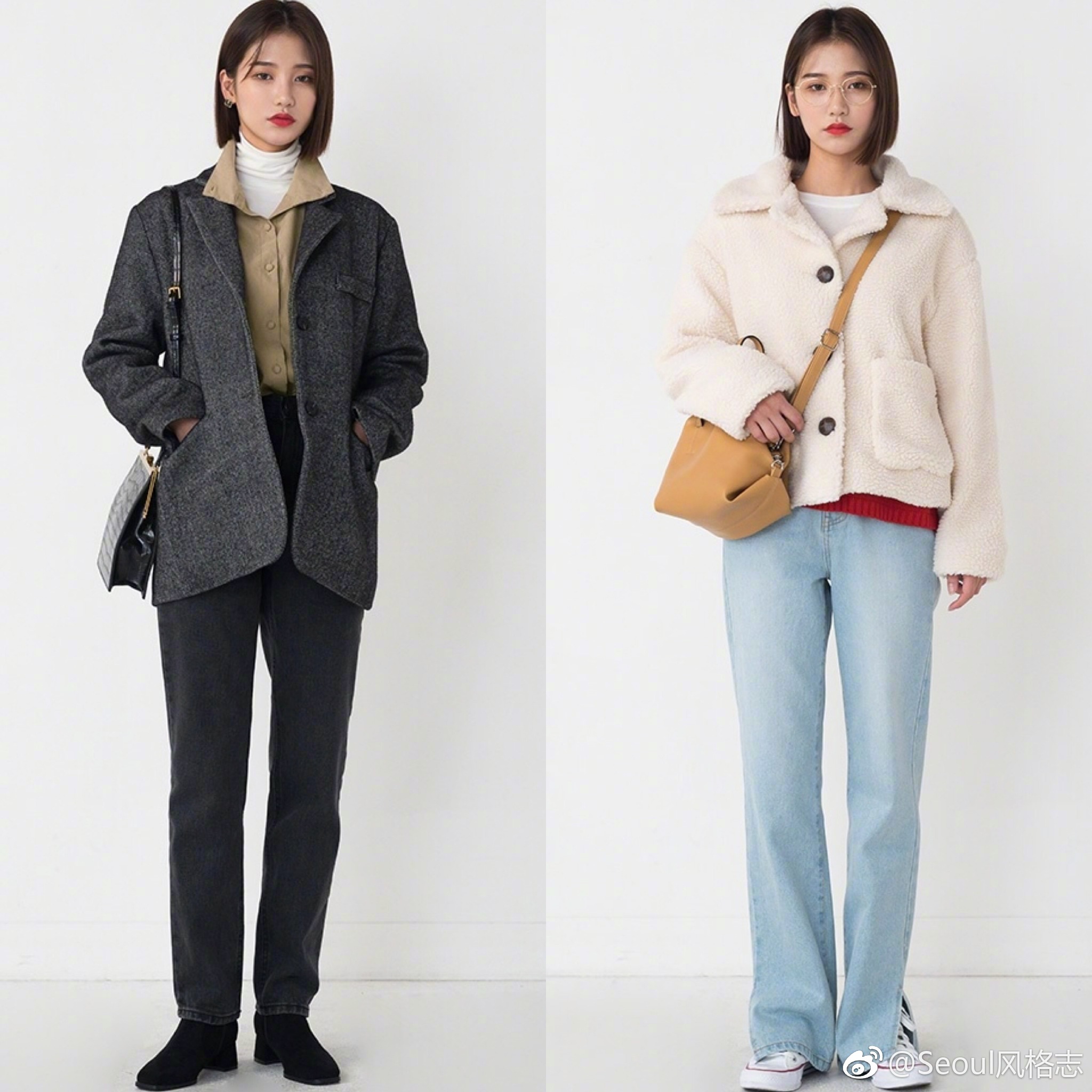 banharu 2018 aw lookbook,甜美俏皮又不乏温柔稳重的韩式秋冬穿搭