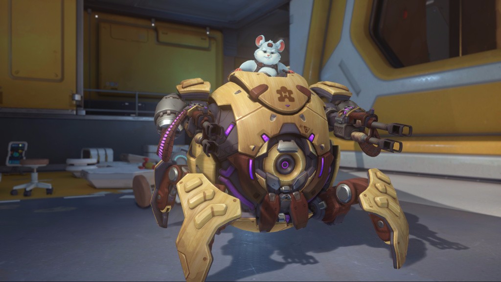 守望先锋新英雄破坏球仓鼠哈蒙德全部皮肤混乱球感觉超棒