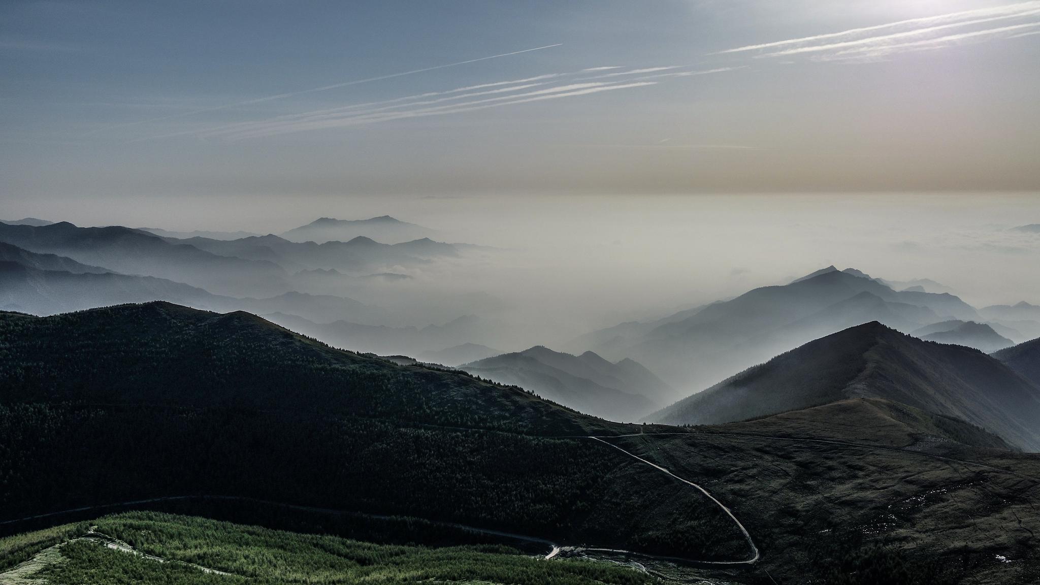 忻州:上帝视角欣赏五台山美景 还有护眼壁纸赠送哦