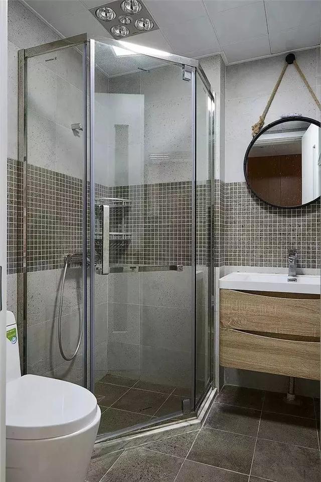 装修老师傅总结的20个卫生间干湿分离案例,卫生间再小也不用怕!