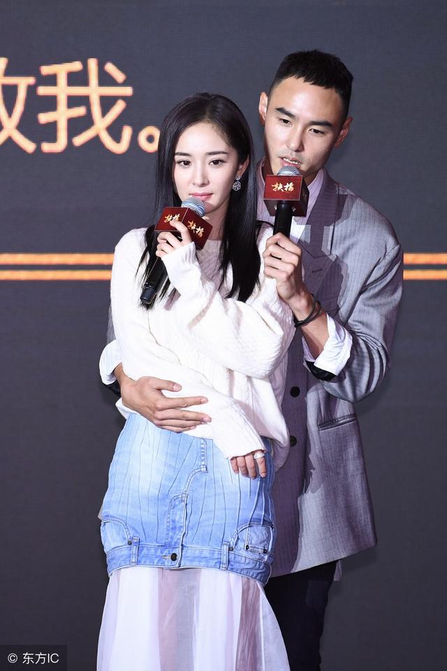 阮经天从背后抱住杨幂,都害羞了!刘恺威看了会不会哭啊!