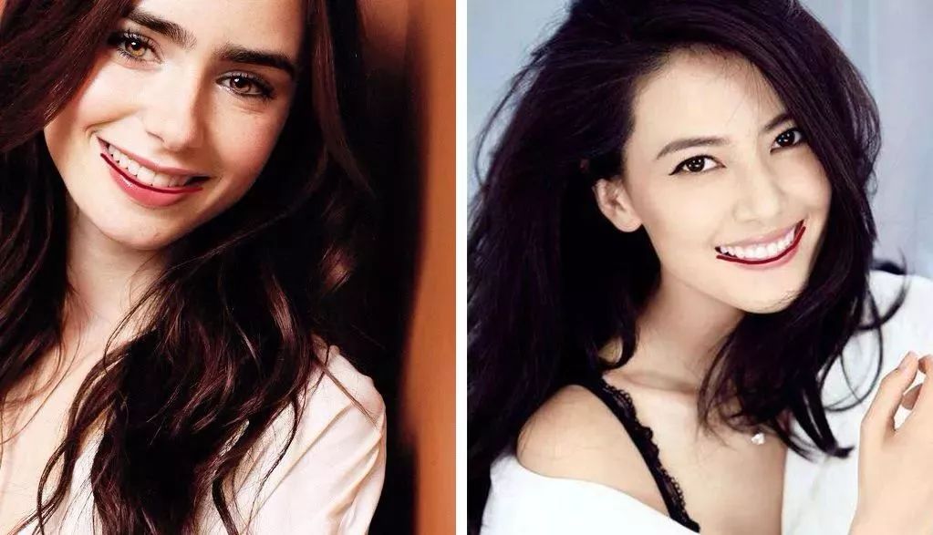 希望我画的丑丑的笑线不影响她们的颜值 如果你的上牙像老公吴亦凡