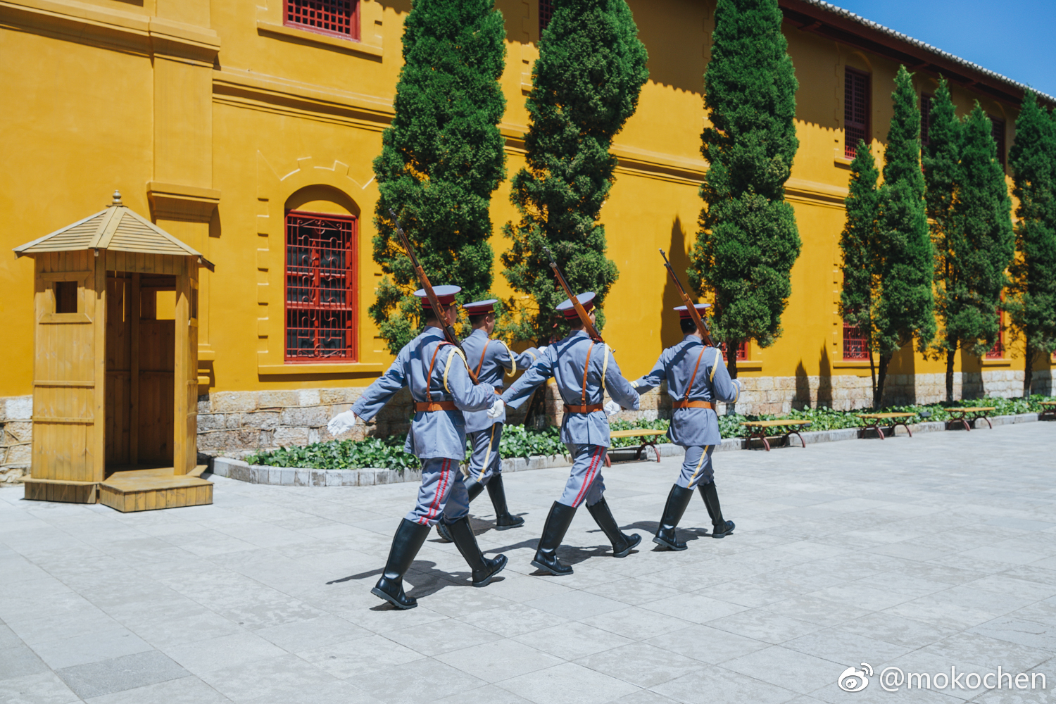 如此帅气的"讲武堂预备役军人班换岗仪式"一定要拿出来单独分享