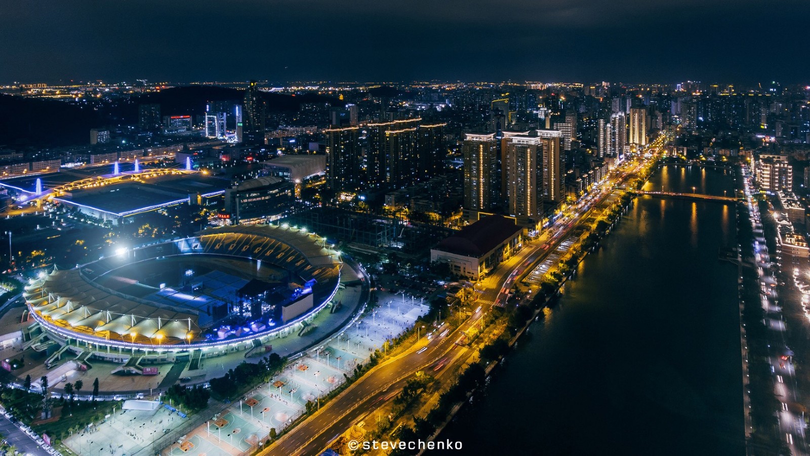 航拍一座城厦门