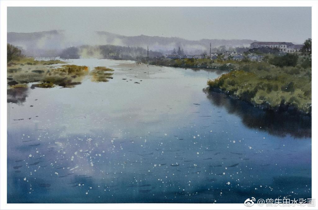 来自 曾庆田水彩画艺术家走的最急的总是最美的风景路过的景色即 来自 曾庆田水彩画艺术家走的最急的总是最美的风景路过的景色即