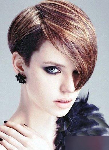 女士剪短发挑染发色惊艳全场,引爆回头率百分百的女生发型!