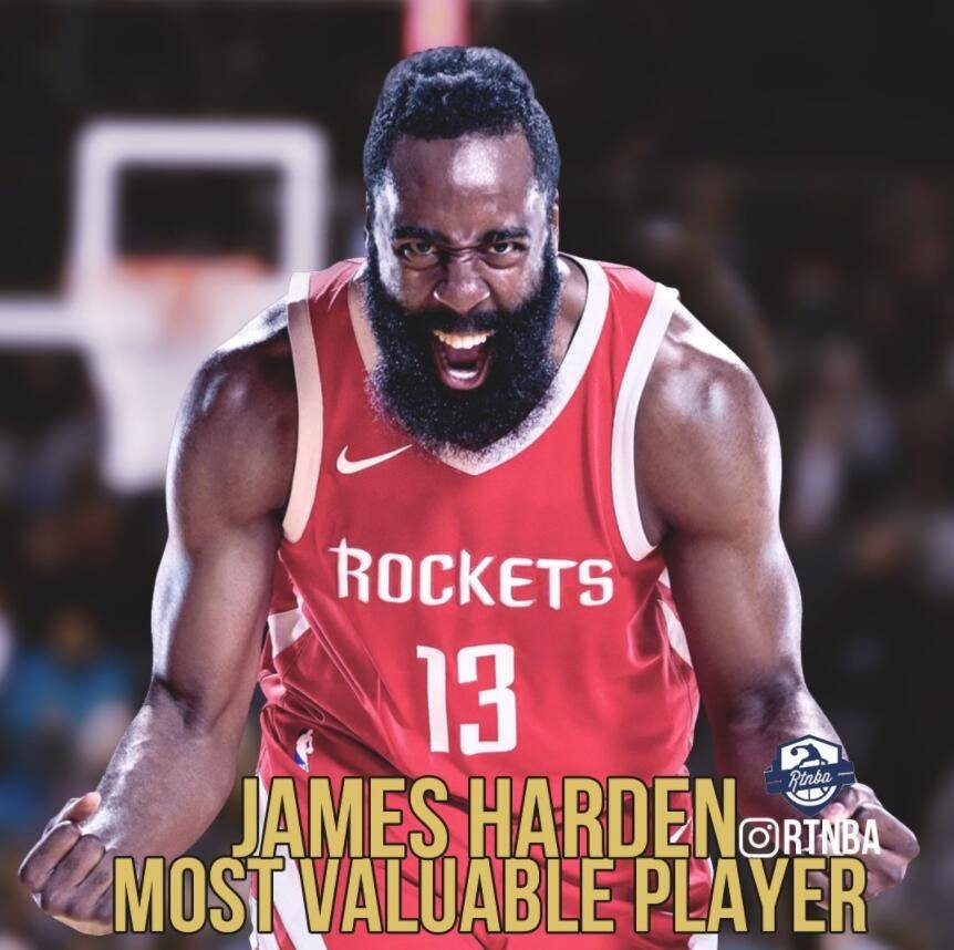 哈登mvp实至名归,随登应变终会失效,登迷来收图啦|哈登|常规赛|篮板