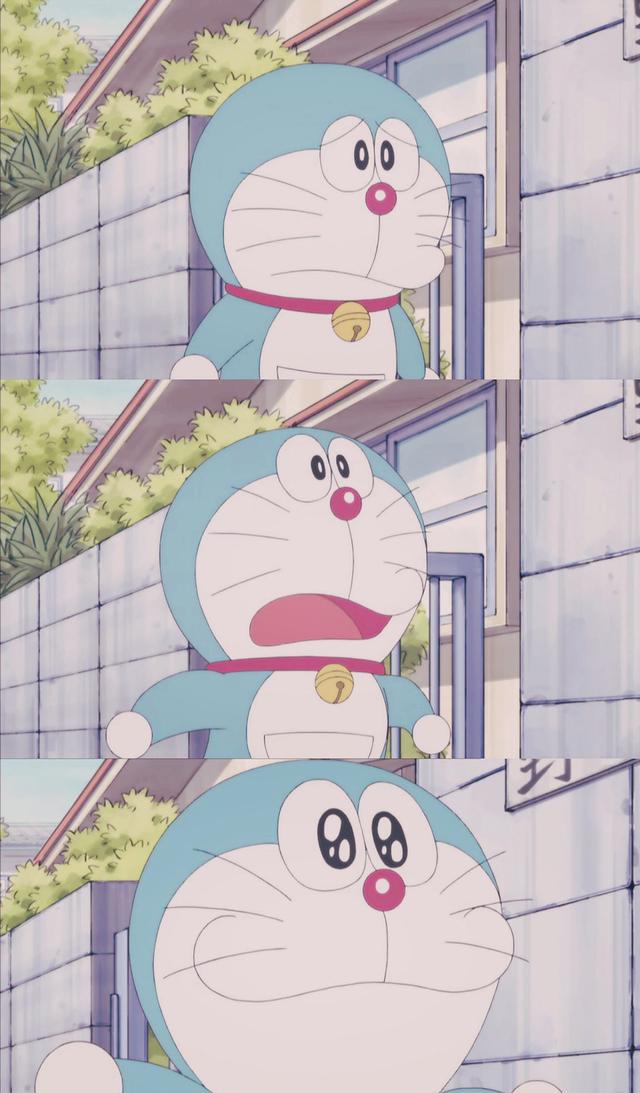 蓝胖子控看过来!哆啦A梦三格系列手机壁纸