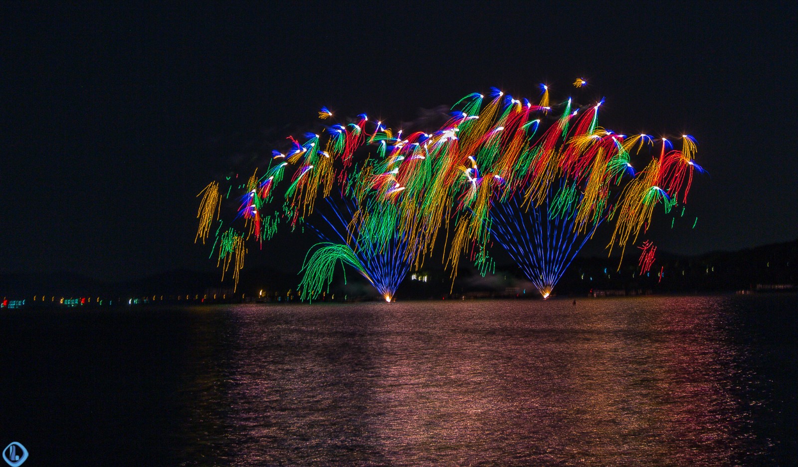 2018无锡太湖鼋头渚中秋水上烟花盛宴