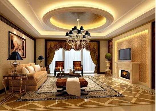 客厅吊顶图效果图,隔壁老王看了都说好