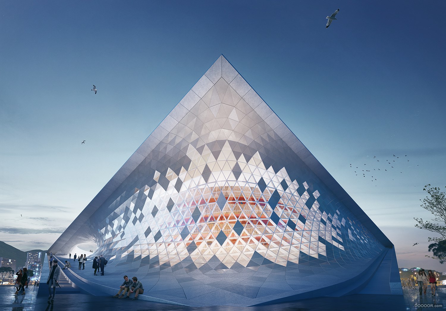 罗马尼亚tegmark前卫建筑设计效果图