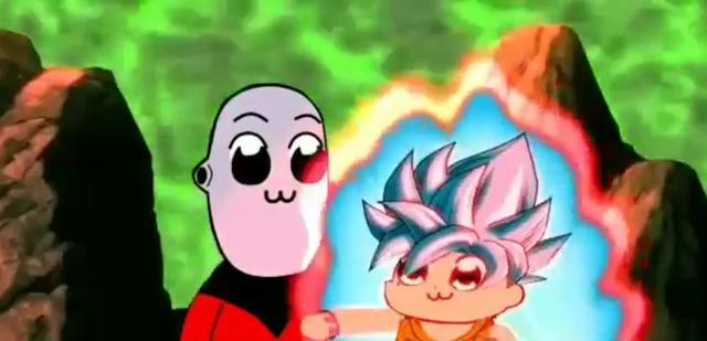 龙珠超:q版白神悟空对战吉连,场面神还原