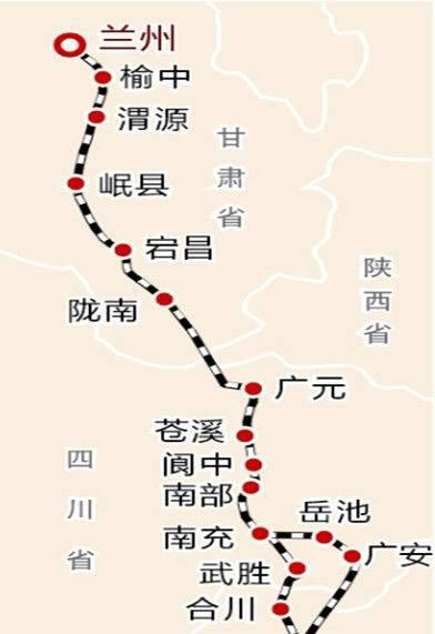 花9年动用10万人建的兰渝铁路今天终于通车了!