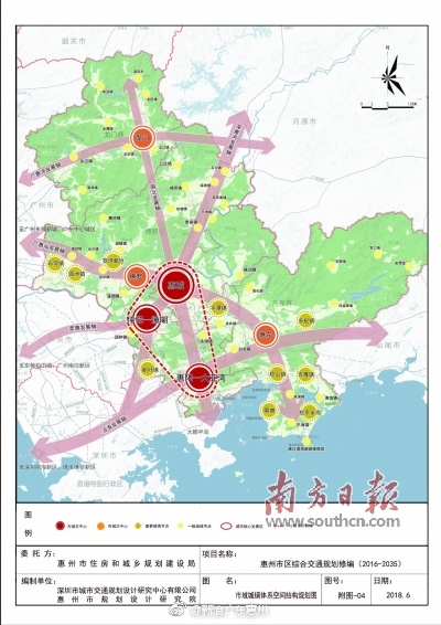 惠州市区综合交通规划草案发布 打造"公交慢行优先"宜行城市