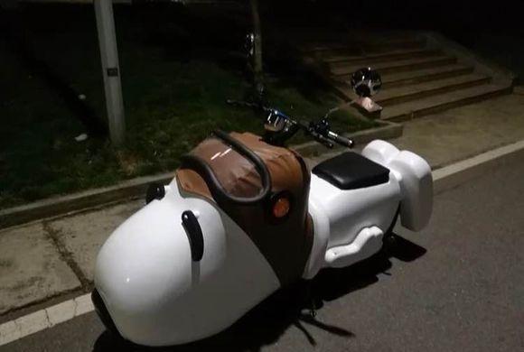 这么萌的史努比电动车交警让上路吗?