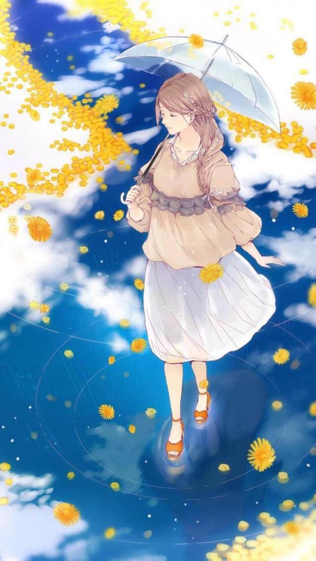 动漫里的唯美梦幻美少女人物