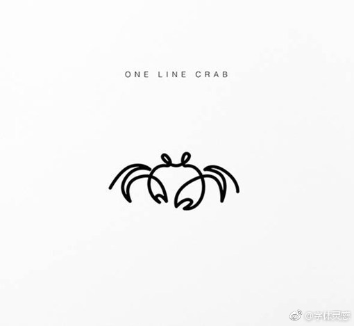 创意一笔画logo设计