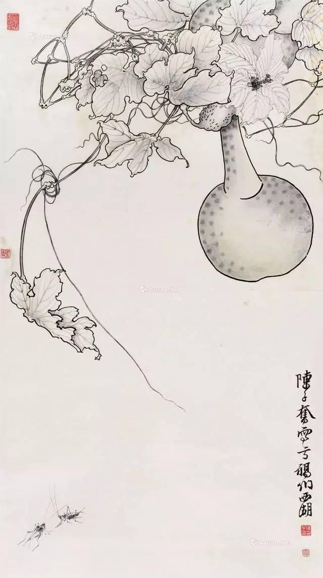 大师陈子奋享誉国画界的一代白描大师