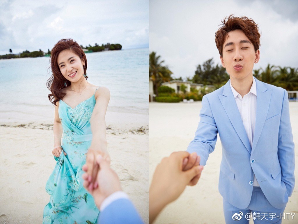 韩天宇刘秋宏婚礼,两个世界冠军结婚比周杰伦更低调,何炅送祝福