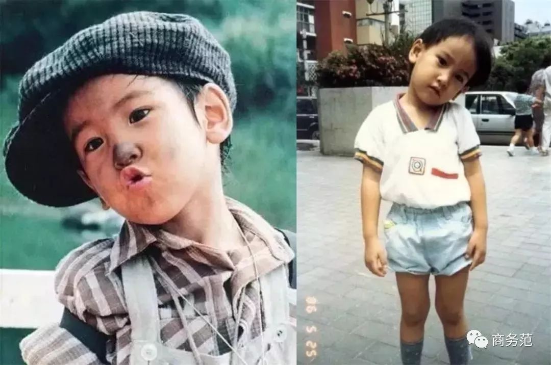 母胎靓仔 先看一波小时候的照片,嘟嘴歪头的,是不是一枚阔爱的boy?