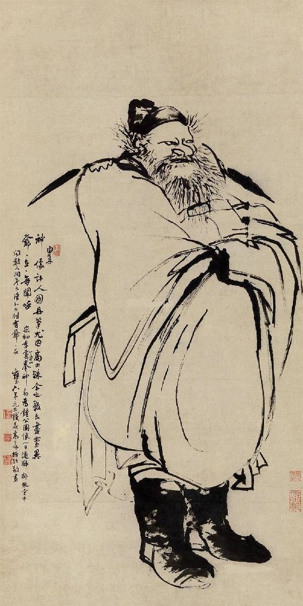 历代名家画人物画钟馗敬赏