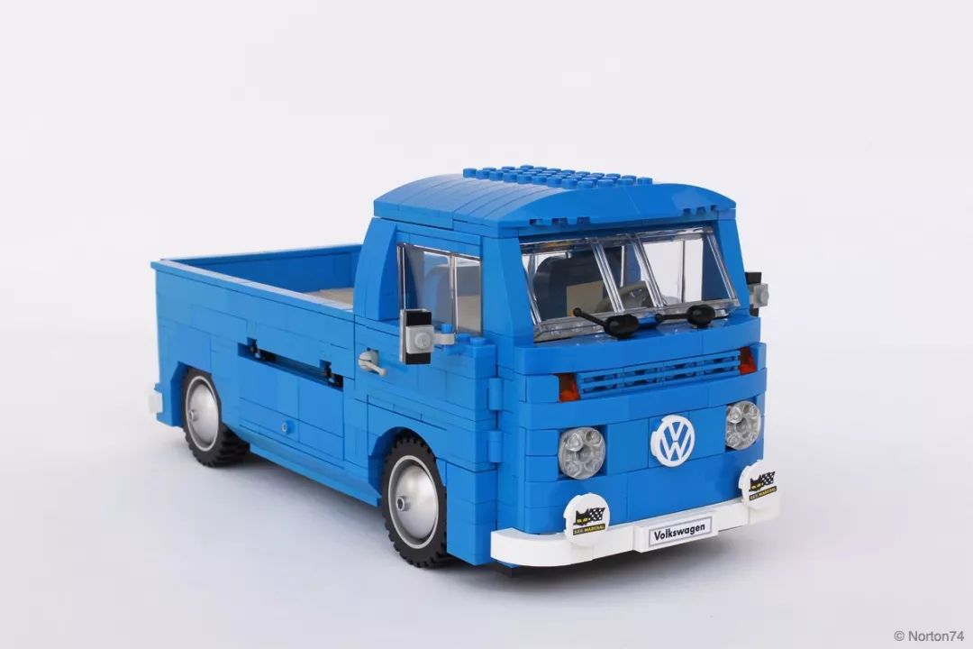 乐高发售的大众t1露营车你一定见过,但是皮卡版呢?