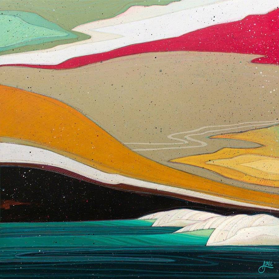 美国画家 erik abel 自然风光绘画作品