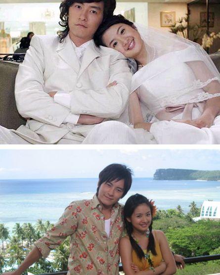 王心凌和张栋梁的《微笑pasta》,杨丞琳和潘玮柏的《不良笑花》,(这个