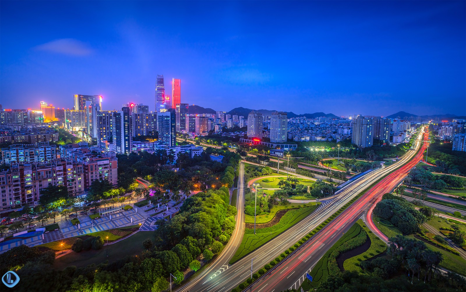 夜幕降临前的东莞,竟美成这般模样|东莞|夜景|夜幕_新浪新闻
