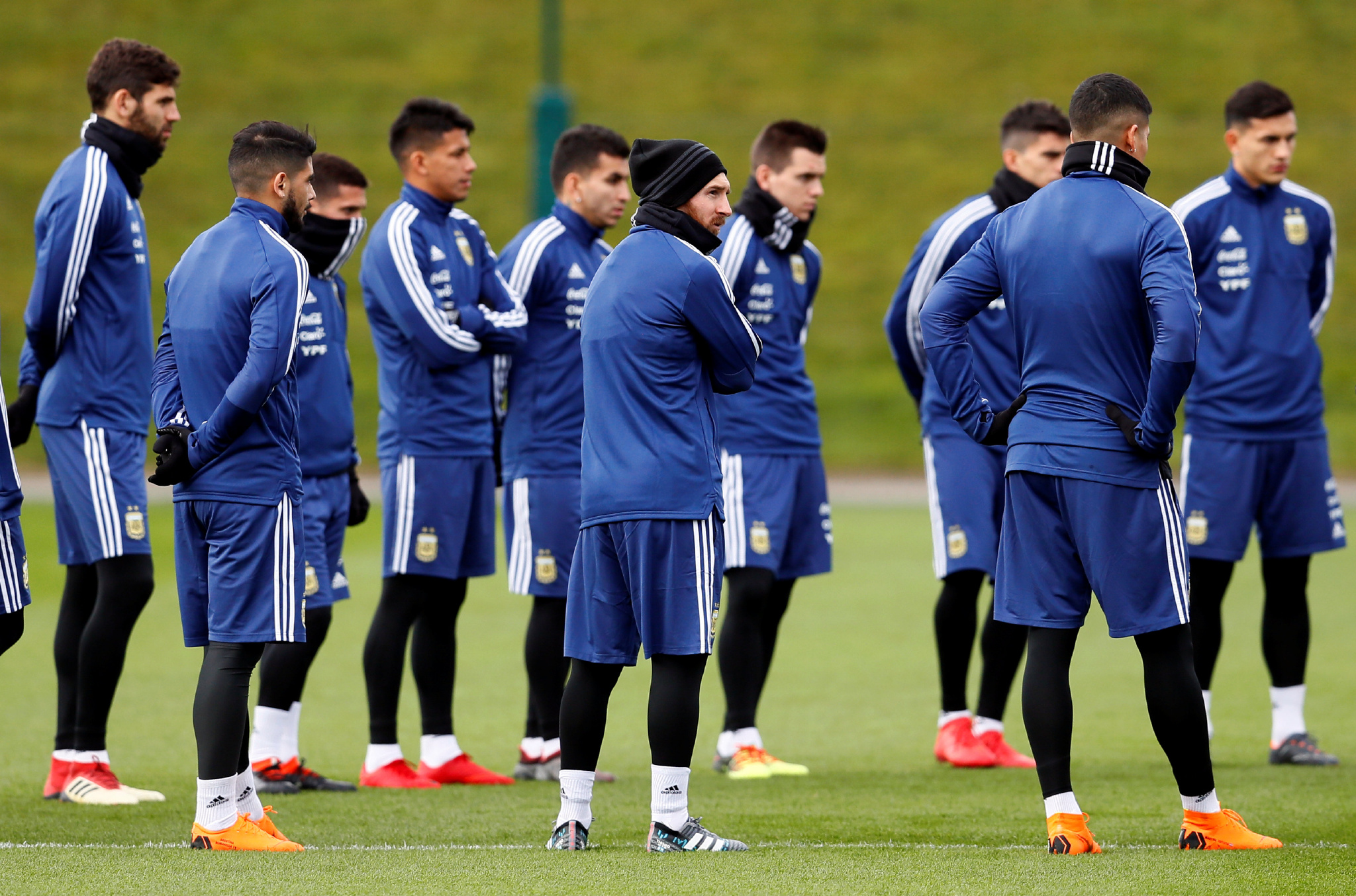 [高清大图]2018年3月20日,阿根廷队训练组图30p