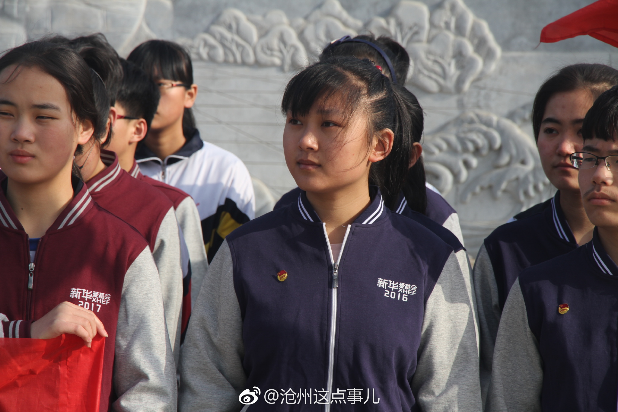 沧县中学清明时节祭先贤