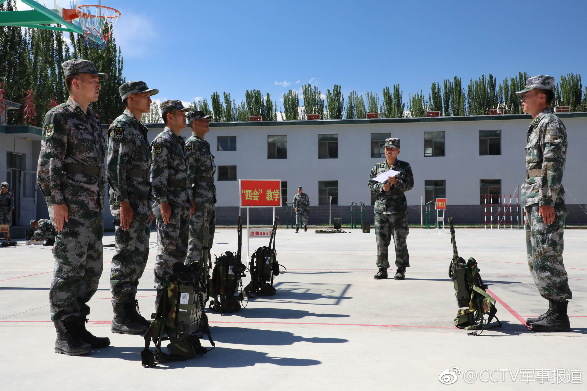 新疆阿克苏军分区某边防团:专业考核强素质