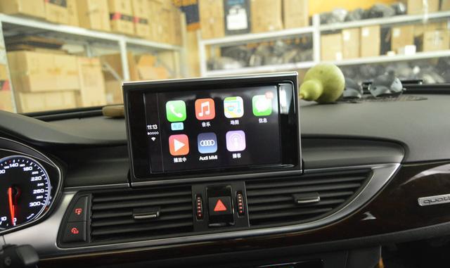carplay奥迪a6l加装中来自科技的美感