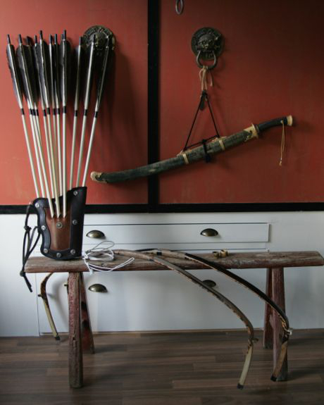 清代挤压式箭囊便于快速取箭