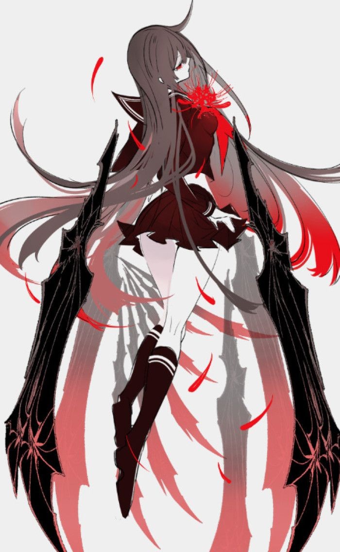 二次元黑化少女系列，和天使背道而驰，与恶魔缔结契约|二次元|恶魔|契约|少女|天使_新浪新闻