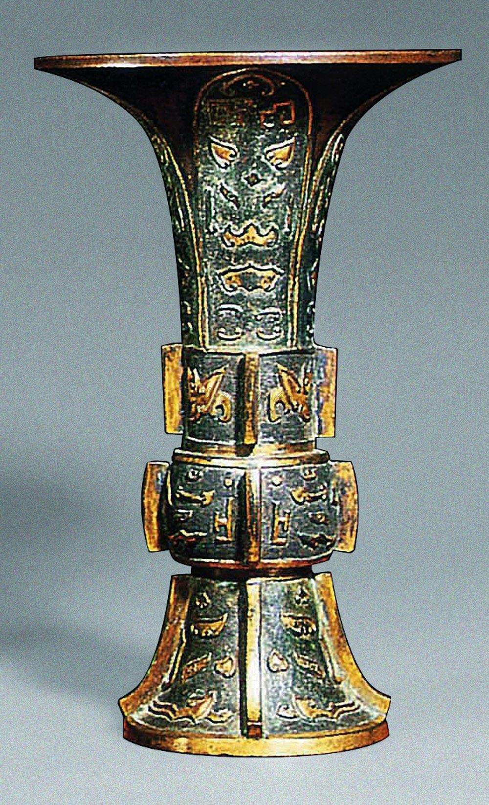 青铜觚饮酒器也做礼器