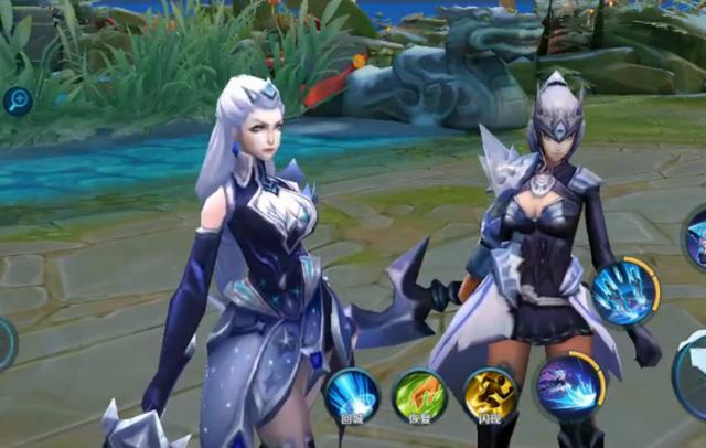 王者荣耀 露娜新旧模型对比都变胖了 紫霞仙子还是不改的好看