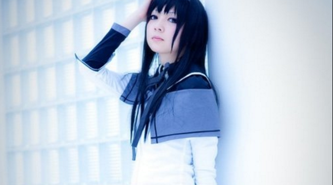 魔法少女cos,邻家姐姐版小圆晓美炎|魔法少女|邻家_新浪新闻