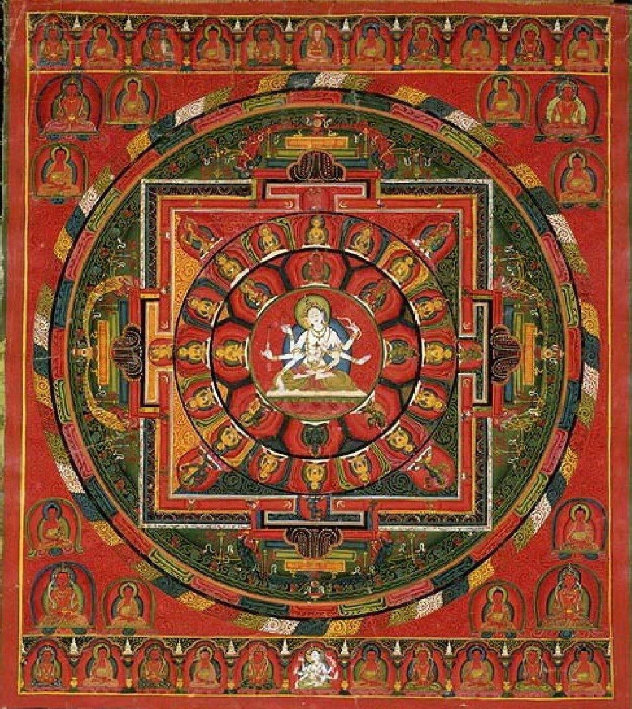 曼荼罗:藏传佛教里的宇宙世界观|广义|法曼|诸佛_新浪新闻