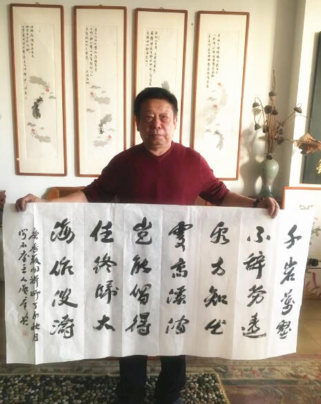 当代书画大师张艺群先生,书法,绘画事业成就正值"巅峰时刻"!