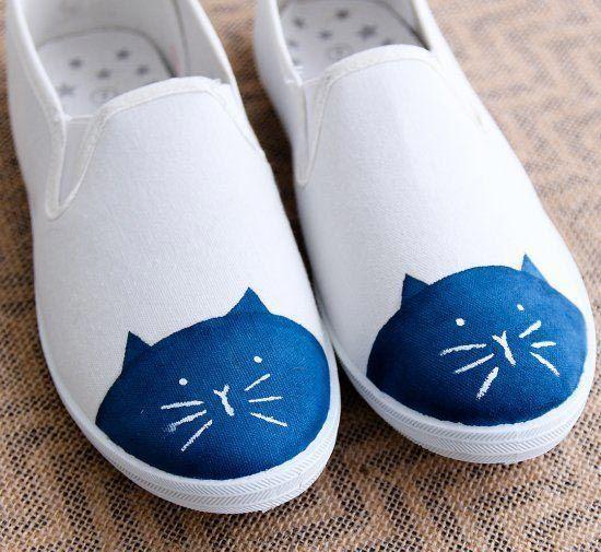 春天到了,一双diy的小白鞋美翻你的春天!